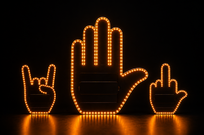 GestoX - LED displej gest pro auto