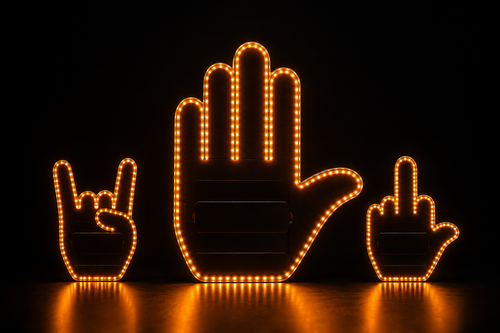 GestoX - LED displej gest pro auto