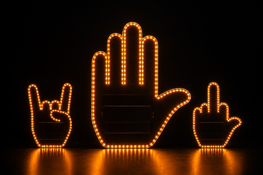 GestoX - LED displej gest pro auto